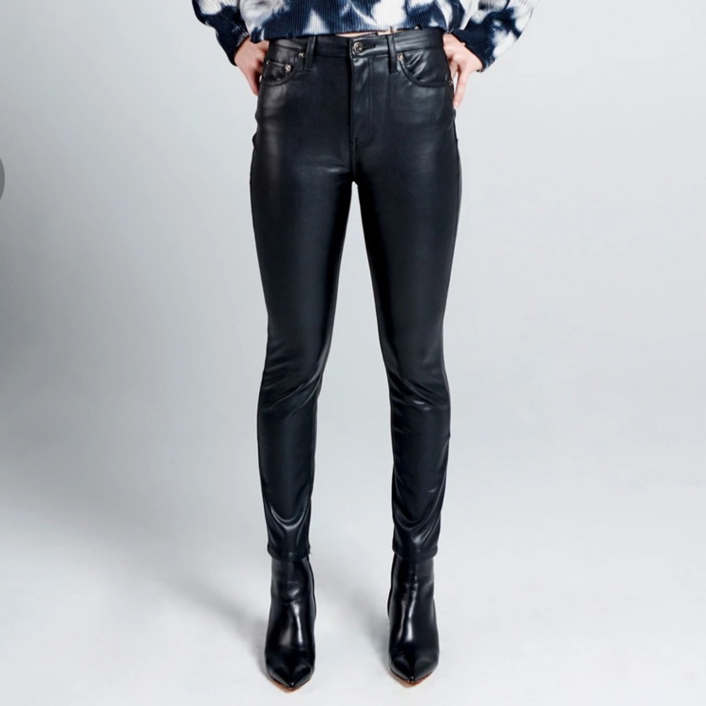 Pistola Aline Vegan Leather High Rise Skinny